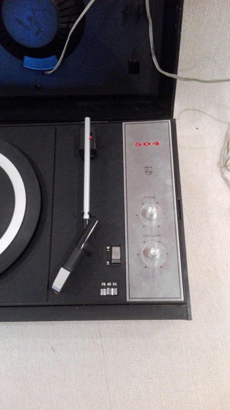 TOURNE-DISQUE PHILIPS AG 4131 /F29L All Transistor 1964 ÉLECTROPHONE à
