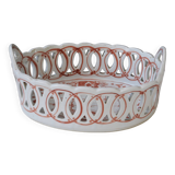 Ludwigsburg Porcelain Reticulated Bascket or Openwork Basket Dimensions 22,5cm