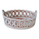 Ludwigsburg Porcelain Reticulated Bascket or Openwork Basket Dimensions 22,5cm