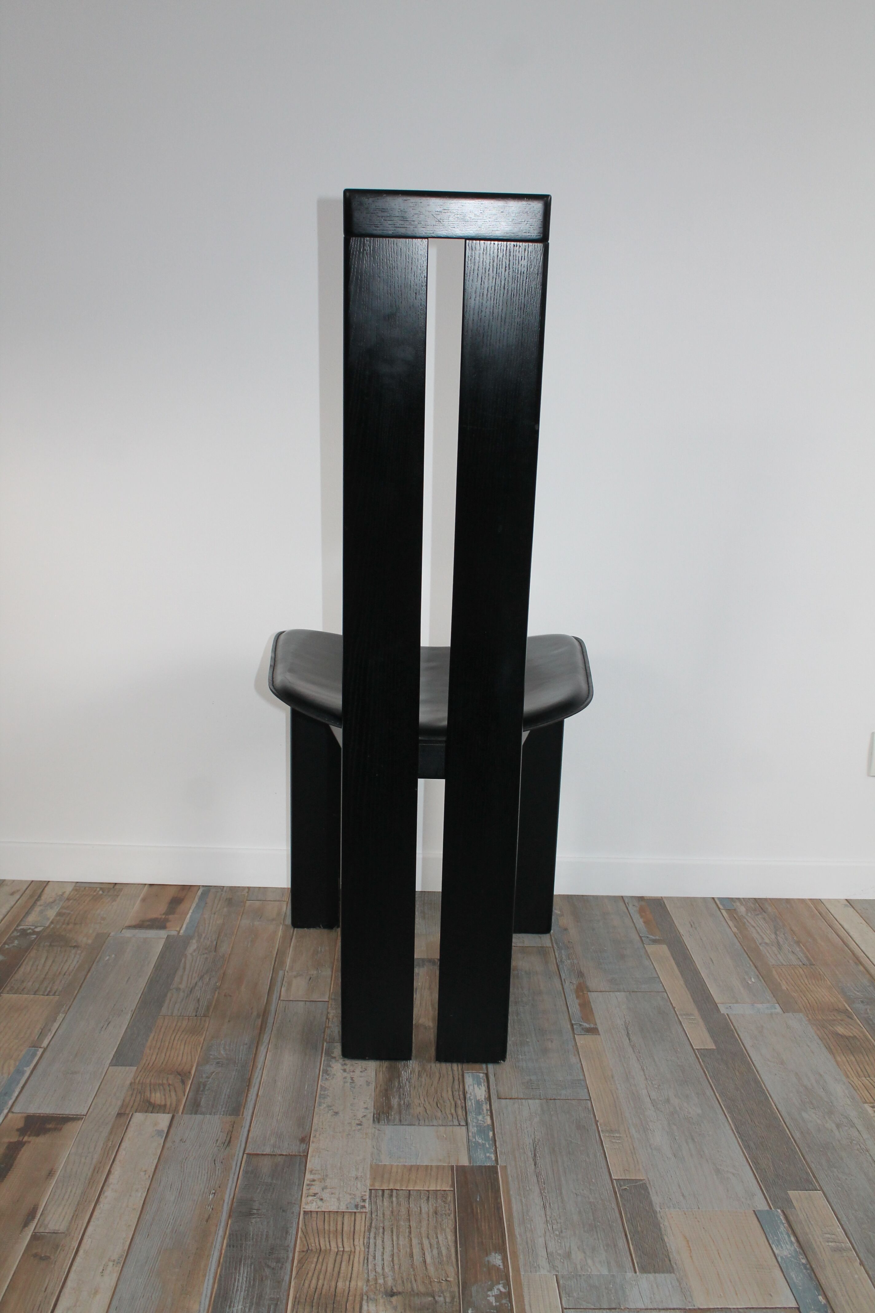 Lot 6 chairs Pietro Constantini circa 1970 Italy