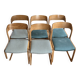 Lot of 6 Baumann sled chairs