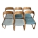 Lot of 6 Baumann sled chairs