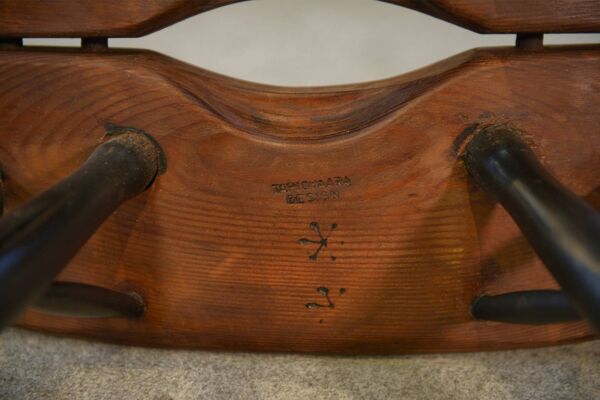 Paire de tabourets Pirkka par Ilmari Tapiovaara pour Laukaan Puu (première édition, estampillé) 1950’s