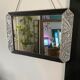 Renovated antique art deco mirror