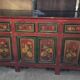 Asia 19th century: Very large lacquered wooden enfilade.