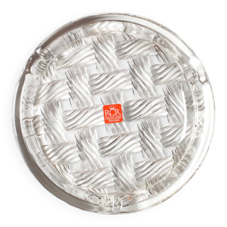 Vintage RCR Crystal Ashtray: Mid-Century Italian Glass, 1990s