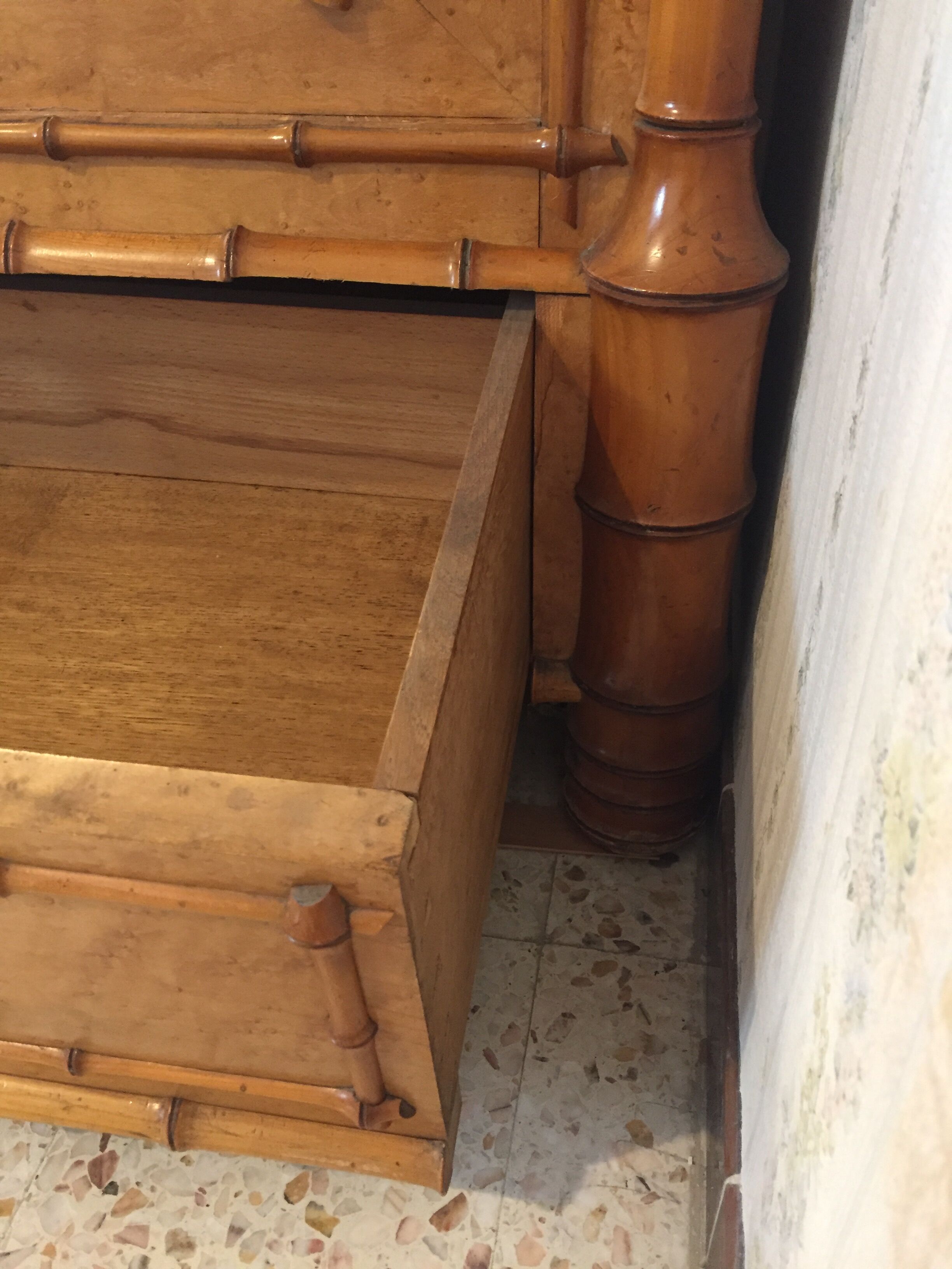 Ice cabinet bamboo collection circa 1870 Napoleon III