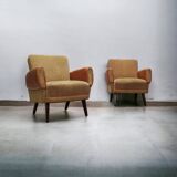Twee mid century fauteuils