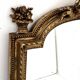 Louis XVI style mirror in wood and gilded stucco, 19th century