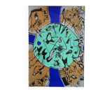 Hervé BOURDIN (1950). Boxed, 1999. Acrylic on paper.