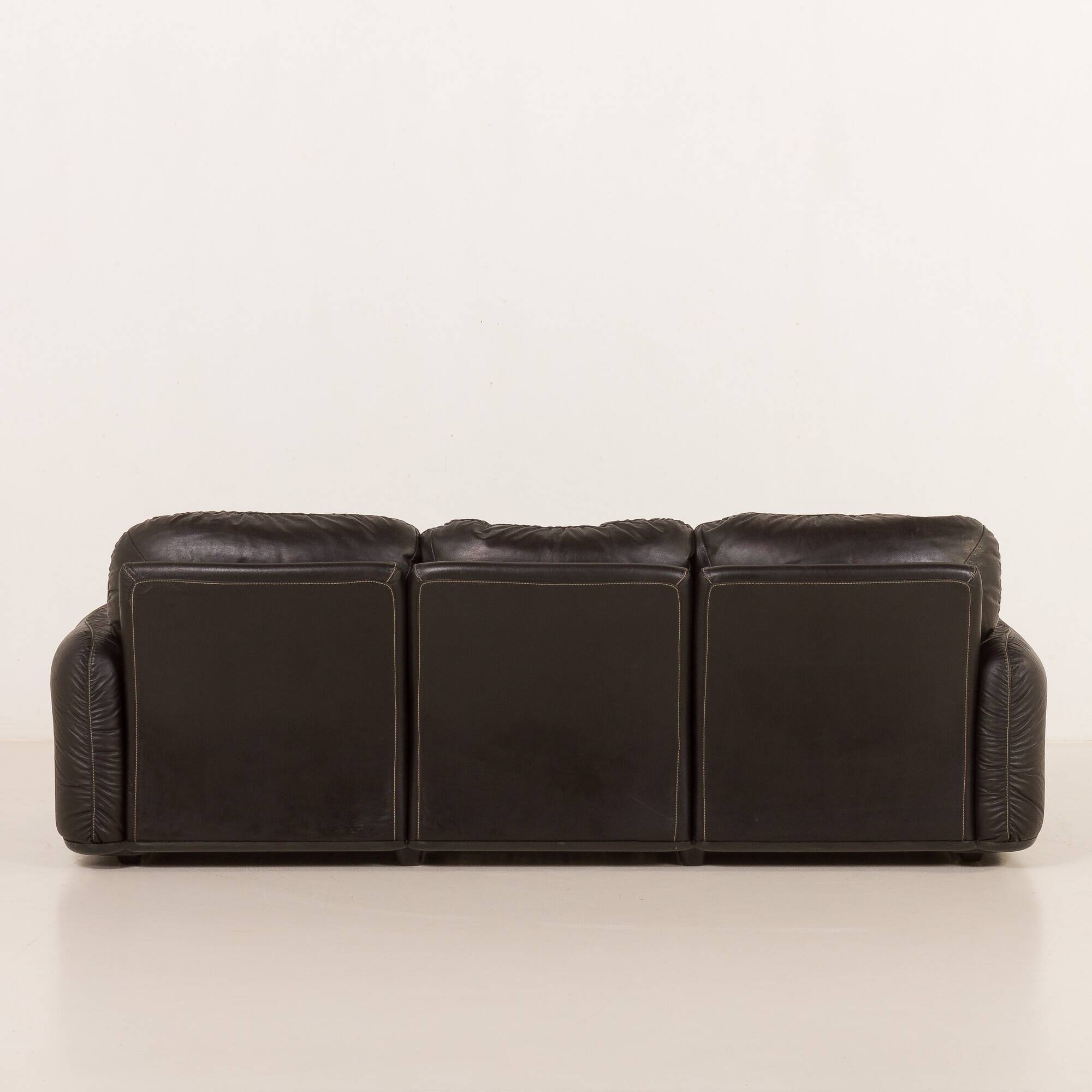 Vintage Piumotto Three-Seater Sofa by Arrigo Arrigoni for Busnelli, 1970s