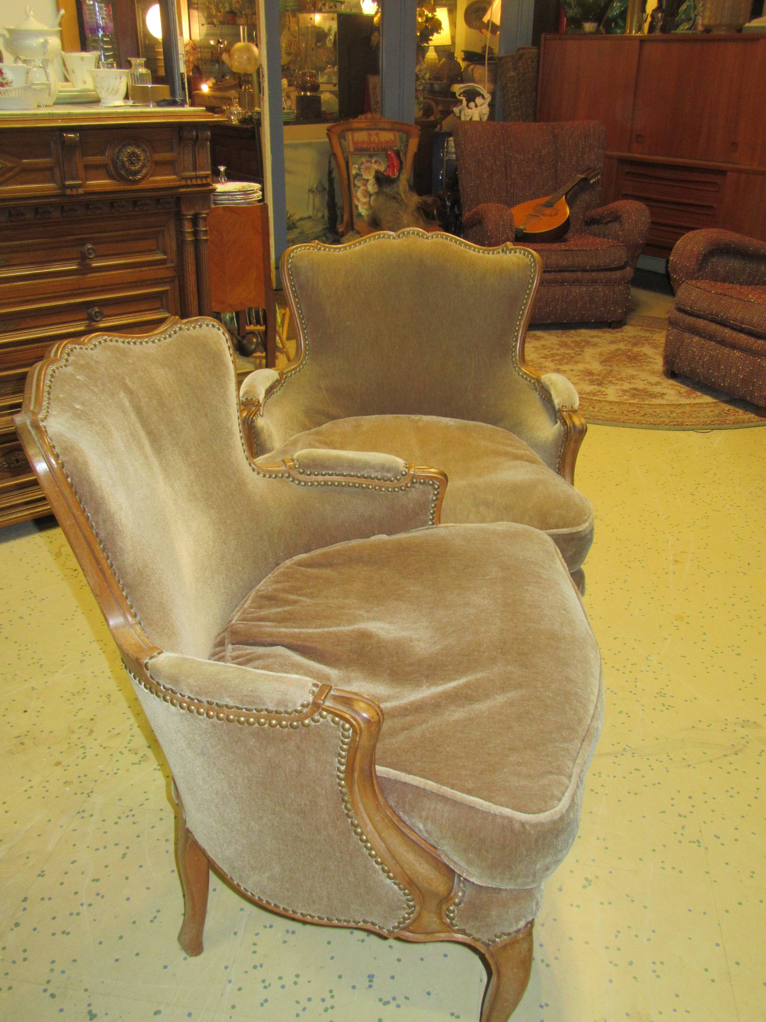 Louis XV style armchairs
