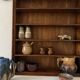 English wooden wall shelf