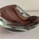 Vintage ashtray, Murano Sommerso, with pestle and label, circa 1960s
