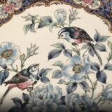 Japanese decorative plate Vintage 80s