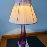 Val Saint Lambert violet lamp