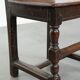 French antique Lorraine chair made of oak from the 18th century