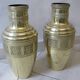 paire de vases en laiton