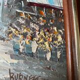 Oil on canvas signed Caroline Burnett