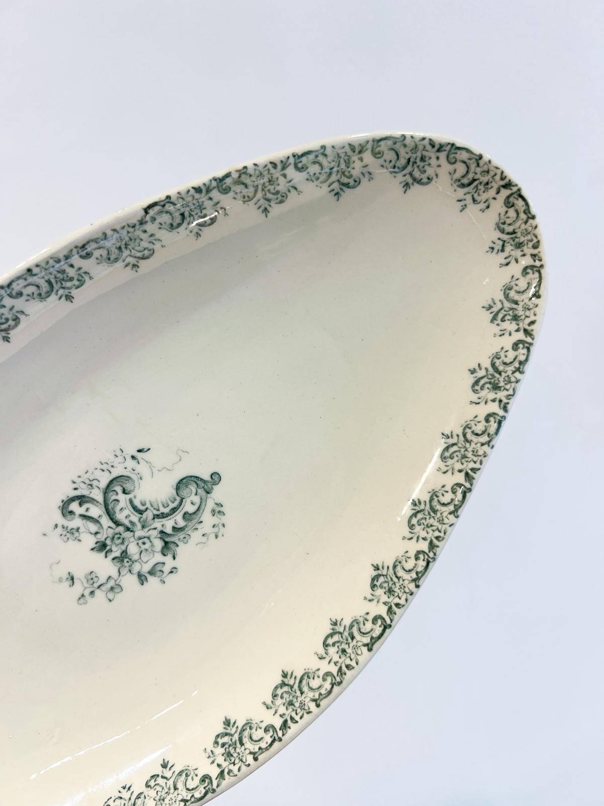 Old Ravier Iron Earth - Gien Earthenware Factory