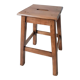 Antique solid wood stool, antique French