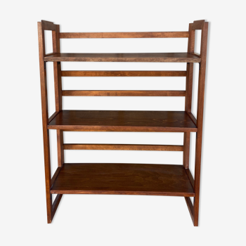Etagère pliante vintage de bouquiniste