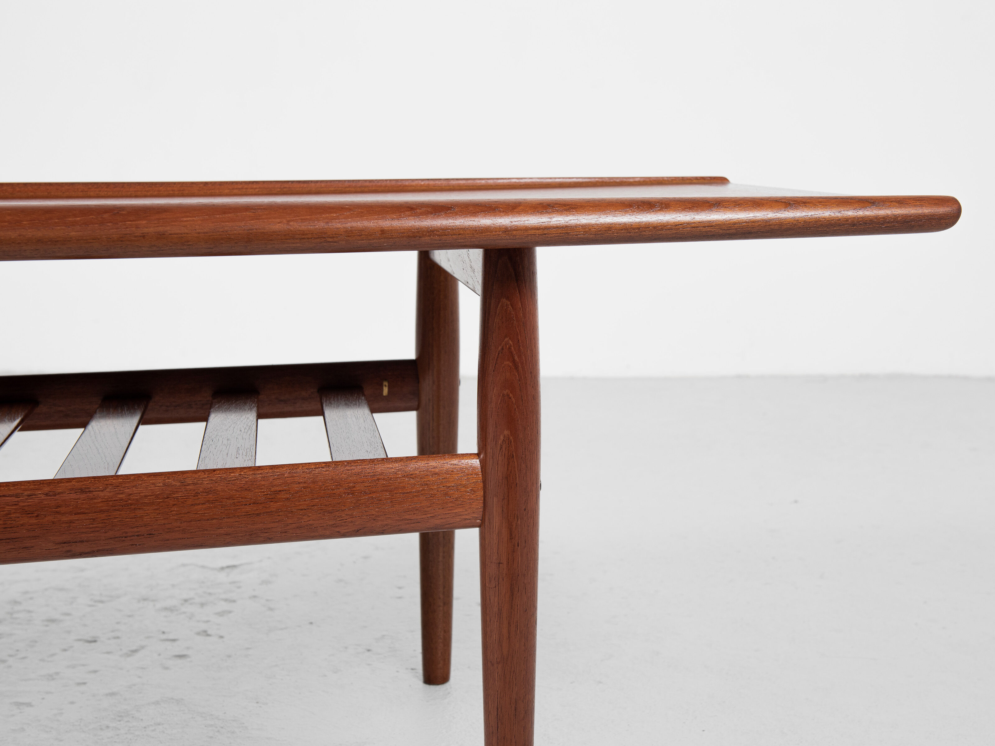 Midcentury Danish large coffee table in teak by Grete Jalk for Glostrup 1960s