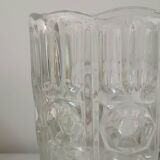 Glass vase, "octagons" pattern