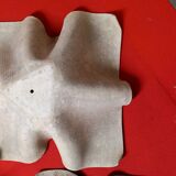 Pair of planters model handkerchief Willy Guhl, Eternit edition