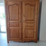 Solid oak wardrobe