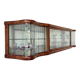 Elegant corrugated hanging display cabinet
