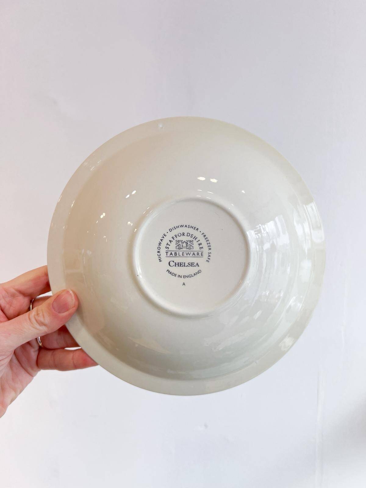 10 deep plates Staffordshire - England