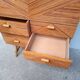 Bamboo and rattan secretary 50s / 60s