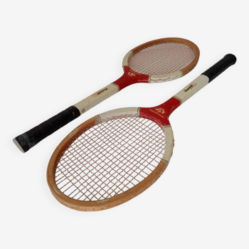 Pair of vintage 70s rackets