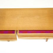 Banc-téléphone en chêne, suède, 1960