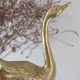 Vintage Brass Swan