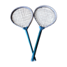 Paire de raquettes de badminton années 1900