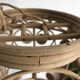 Suspension vintage en rotin peacock