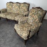 Salon en chêne de style Louis XV