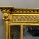 C19th Gilt Overmantle mirror