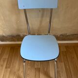 Chaise formica bleue