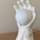Ceramic hand lamp