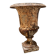 Médicis vase in cast iron with damage and missing parts.