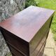 Meuble d'archives en bois, classeur 4 tiroirs 1950