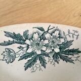 Bowl / deep dish "Anemone" porcelain Saint Amand collection