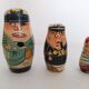 sailors russian dolls made of old wood