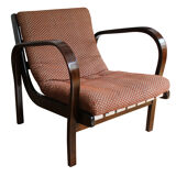 Pair of 1950's armchairs by Kropacek and Kozelka for Interier Praha