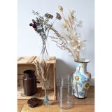 Vase motif fleuri tournesols