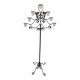 Large black wrought iron floor candelabrum (H150 cm) – Classic & Roman style