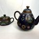Verseuses bronze cloisonné début XXème, Chine